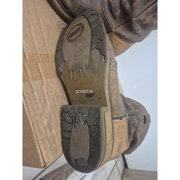 Double-H Dwight Steel Toe Work Boot Brown Men\'s Size 8.5 D  USA Style DH3567 main image 6